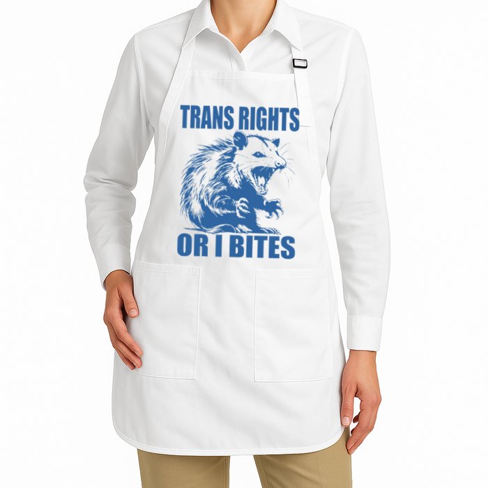 Inclusive Tran Rights Or I Bites Apron