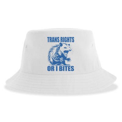 Inclusive Tran Rights Or I Bites Sustainable Bucket Hat