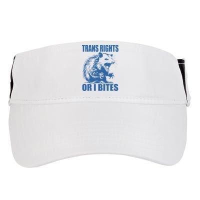 Inclusive Tran Rights Or I Bites Adult Drive Performance Visor