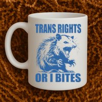 Inclusive Tran Rights Or I Bites Mug