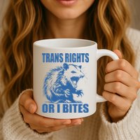 Inclusive Tran Rights Or I Bites Mug