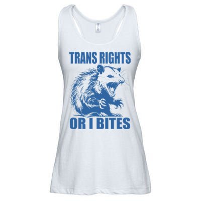 Inclusive Tran Rights Or I Bites Ladies Essential Flowy Tank