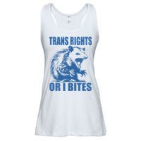 Inclusive Tran Rights Or I Bites Ladies Essential Flowy Tank