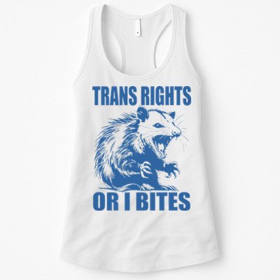 Inclusive Tran Rights Or I Bites Womens Tank Top