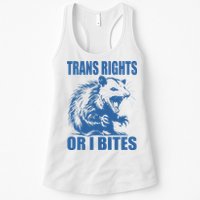 Inclusive Tran Rights Or I Bites Womens Tank Top
