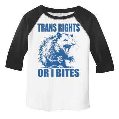 Inclusive Tran Rights Or I Bites Toddler Fine Jersey T-Shirt