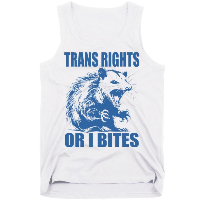 Inclusive Tran Rights Or I Bites Tank Top