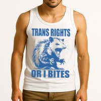 Inclusive Tran Rights Or I Bites Tank Top