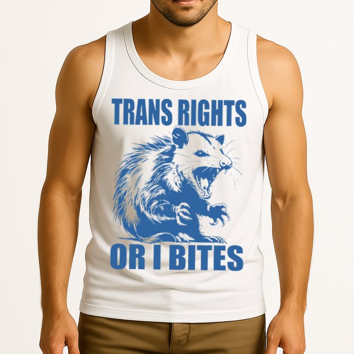 Inclusive Tran Rights Or I Bites Tank Top