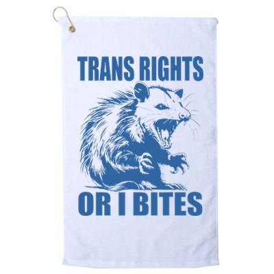 Inclusive Tran Rights Or I Bites Golf Towel