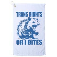 Inclusive Tran Rights Or I Bites Golf Towel