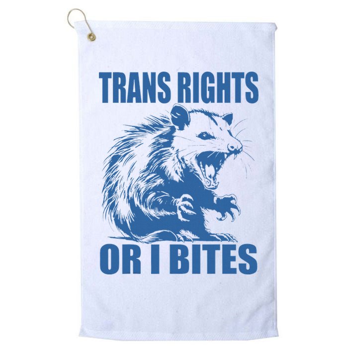 Inclusive Tran Rights Or I Bites Golf Towel