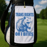 Inclusive Tran Rights Or I Bites Golf Towel