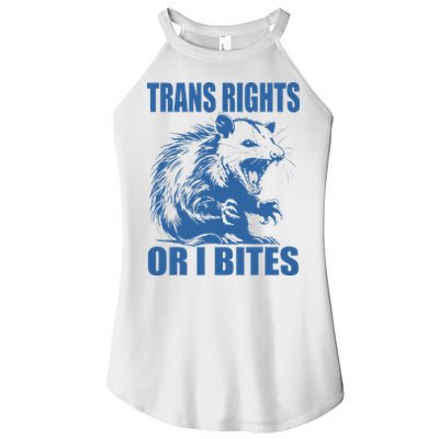 Inclusive Tran Rights Or I Bites Women's Perfect Tri Rocker Tank