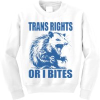 Inclusive Tran Rights Or I Bites Kids Sweatshirt