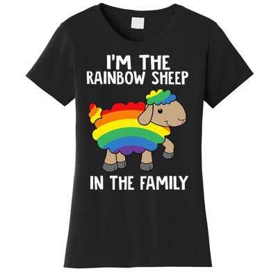 Im The Rainbow S.H.E.E.P In The Family Lgbtq Pride Women's T-Shirt