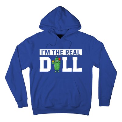 IM The Real Dill Funny Pickleball Funny Paddleball Meaningful Gift Hoodie