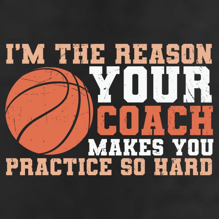 I'm The Reason Your Coach Makes You Practice So Hard Basketball Large Microfiber Waffle Golf Towel
