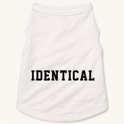 Identical Twin Raglan Doggie Tank