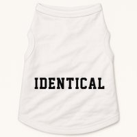 Identical Twin Raglan Doggie Tank