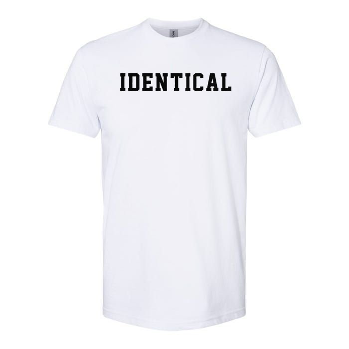 Identical Twin Raglan Softstyle CVC T-Shirt