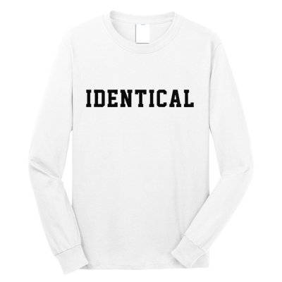 Identical Twin Raglan Long Sleeve Shirt