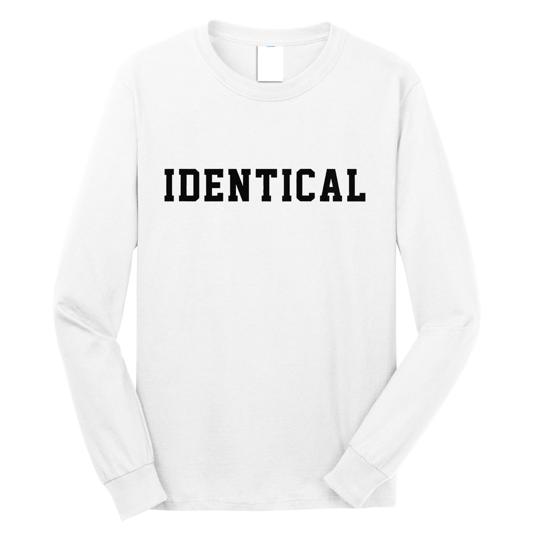 Identical Twin Raglan Long Sleeve Shirt