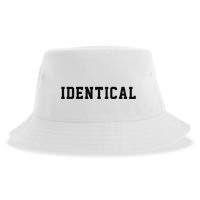 Identical Twin Raglan Sustainable Bucket Hat