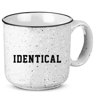 Identical Twin Raglan 15oz Campfire Ceramic Mug
