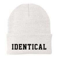 Identical Twin Raglan Beanie