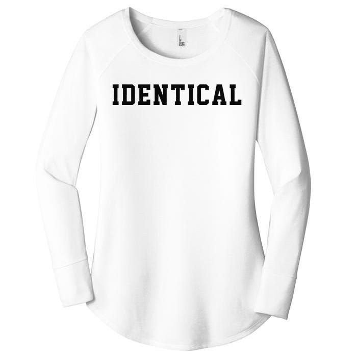 Identical Twin Raglan Women's Perfect Tri Tunic Long Sleeve Shirt