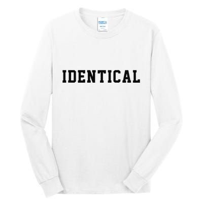 Identical Twin Raglan Tall Long Sleeve T-Shirt