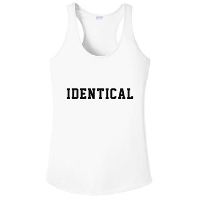 Identical Twin Raglan Ladies PosiCharge Competitor Racerback Tank