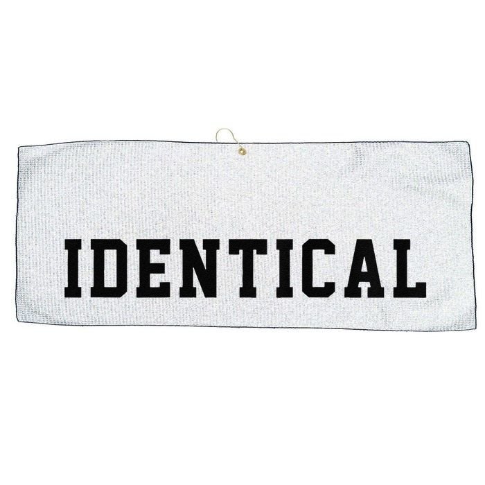 Identical Twin Raglan Large Microfiber Waffle Golf Towel