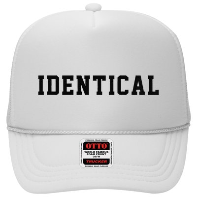 Identical Twin Raglan Trucker Hat