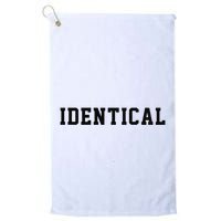 Identical Twin Raglan Golf Towel