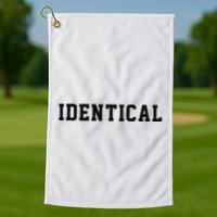 Identical Twin Raglan Golf Towel