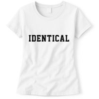 Identical Twin Raglan Womens T-Shirt