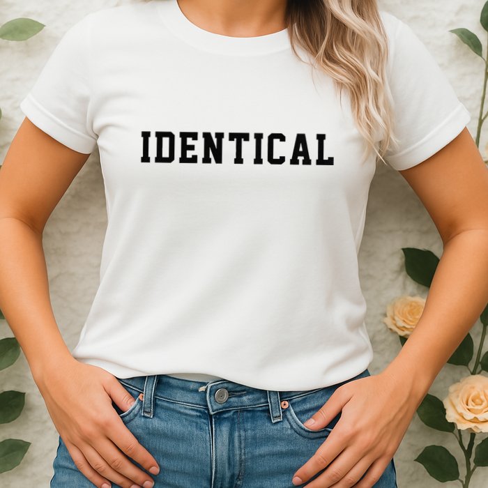 Identical Twin Raglan Womens T-Shirt