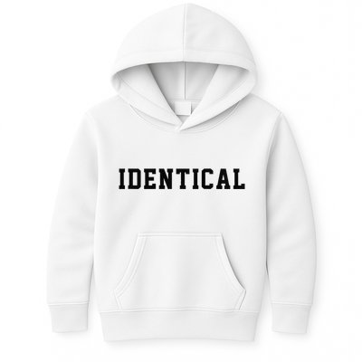 Identical Twin Raglan Kids Hoodie