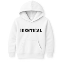 Identical Twin Raglan Kids Hoodie