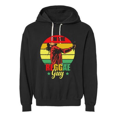 IM The Reggae Guy Rasta Love Caribbean Music Reggae Garment-Dyed Fleece Hoodie