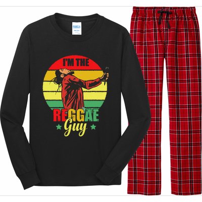 IM The Reggae Guy Rasta Love Caribbean Music Reggae Long Sleeve Pajama Set