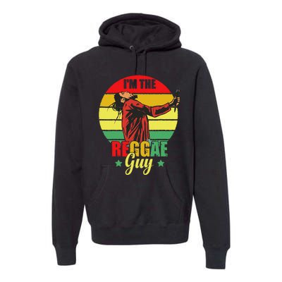 IM The Reggae Guy Rasta Love Caribbean Music Reggae Premium Hoodie