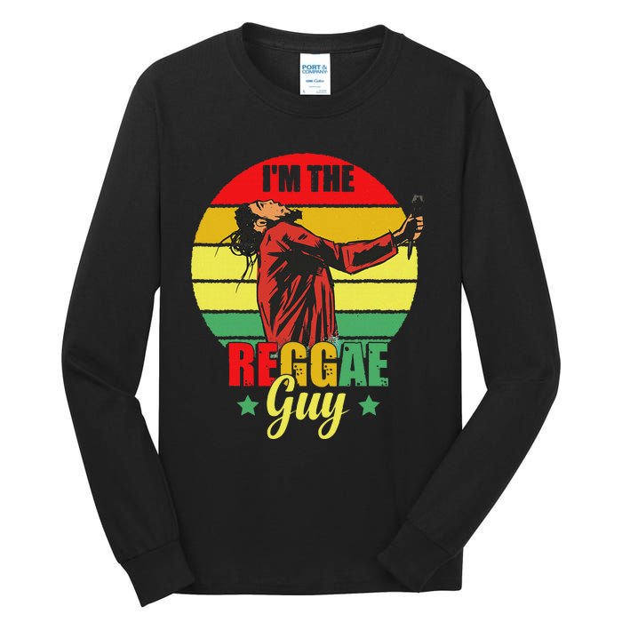 IM The Reggae Guy Rasta Love Caribbean Music Reggae Tall Long Sleeve T-Shirt