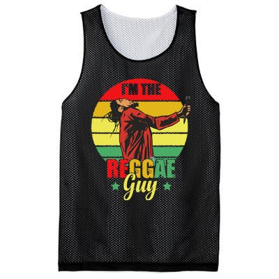 IM The Reggae Guy Rasta Love Caribbean Music Reggae Mesh Reversible Basketball Jersey Tank