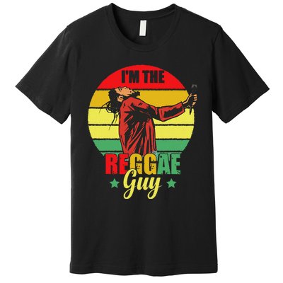 IM The Reggae Guy Rasta Love Caribbean Music Reggae Premium T-Shirt