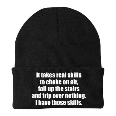 It Takes Real Skills To Choke On Air Fall Up The Stairs Beanie