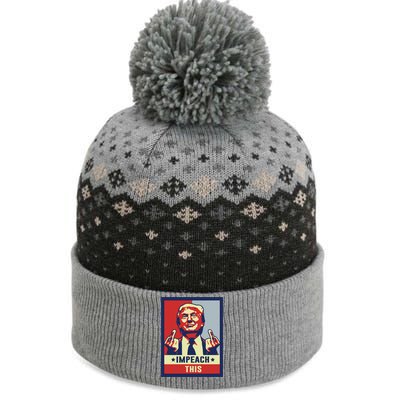 Impeach This Republican Conservative Trump Cool Gift The Baniff Cuffed Pom Beanie