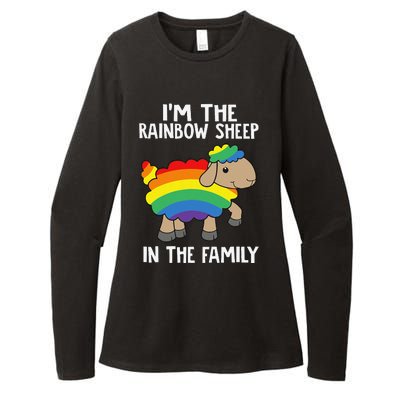 Im The Rainbow Sheeps In The Family Lgbtq Pride Womens CVC Long Sleeve Shirt